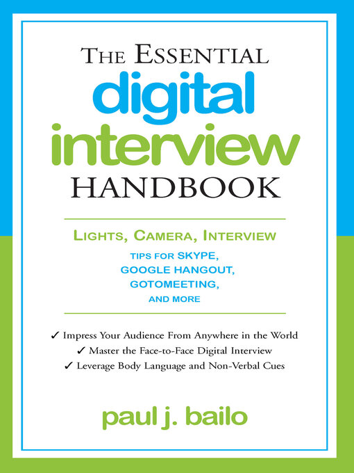 Cover image for The Essential Digital Interview Handbook